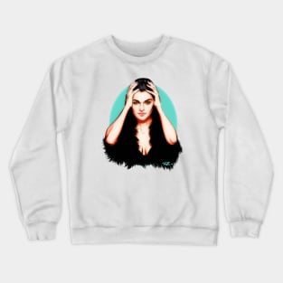 Rachel Weisz - An illustration by Paul Cemmick Crewneck Sweatshirt